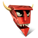 andreas guldmann, devil, robot icon