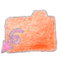 folder,orange,downloads icon
