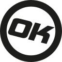 ok, okcash svg vector icon