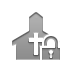 church,lock,open icon