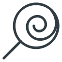 candy, halloween svg vector icon