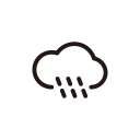 rain, weather svg vector icon