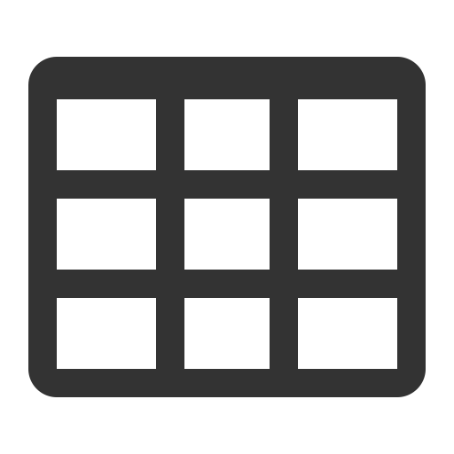 Chart Table svg vector icon