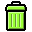 empty,trash,blank,recycle bin icon