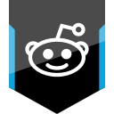 reddit, shield, social svg vector icon