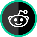 logo, media, online, reddit, social svg vector icon