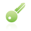 green, key icon