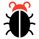 bee, bug, insect, virus svg vector icon