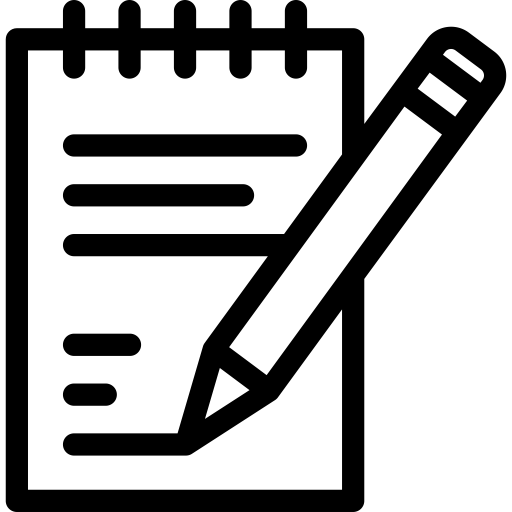 Class Notes svg vector icon