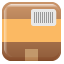 18, box, button icon