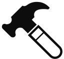 hammer svg vector icon