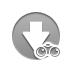 arrow,down,binoculars icon