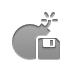 bomb,diskette icon