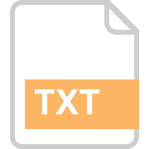 Txt File svg vector icon