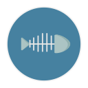 bone, fish svg vector icon