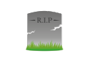 tombstone svg vector icon