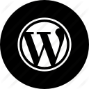 blog, feed, media, news, seo, social, wordpress svg vector icon