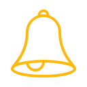 alarm, allert, bell, notification, reminder, ring svg vector icon
