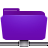 folder,remote,violet icon