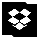 company, dropbox, logo svg vector icon