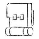 backpack, camping, rucksack, travel svg vector icon