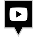 media, play, social svg vector icon