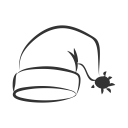 cap, celebration, christmas, hat, holiday, santa, xmas svg vector icon