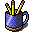 pencil,holder,pen,edit,paint,draw,write,writing icon