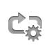 repeat,gear icon