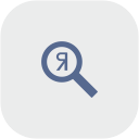 optimization, rounded, scan, search, seo, square, yandex svg vector icon