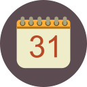calendar, date, day, schedule, table calendar svg vector icon