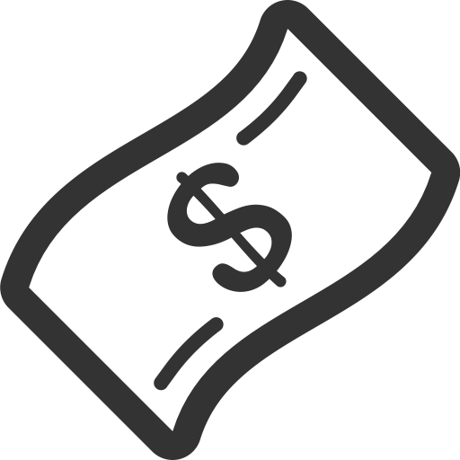 Banknote svg vector icon