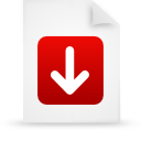 document, file, paper, red icon