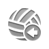 ball,volleyball,left icon