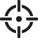 gun, hunting, target, war svg vector icon