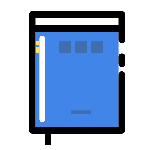 Book svg vector icon