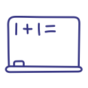 blackboard, board, education, school svg vector icon