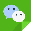 communication, wechat, wechat logo svg vector icon
