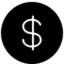 dollar, dollars, money, sign, win svg vector icon