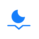 moonset svg vector icon