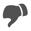 dislike, hate, unlike svg vector icon