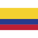 colombia, ensign, flag, nation svg vector icon
