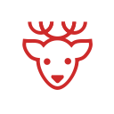 christmas, hirsch, reh, rendeer, rentier, rudolf, weihnachten, x-mas svg vector icon