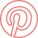 logo, photo, pin, pinterest svg vector icon