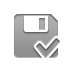 diskette,checkmark icon