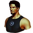 cinema, guy, human, iron, ironman, male, man, person, powerman, stark, strak, superman, tony, user icon