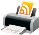 feed, printer, rss icon
