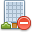 building,delete,del,remove icon