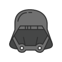bounty hunter, space suit, starwars, villain svg vector icon