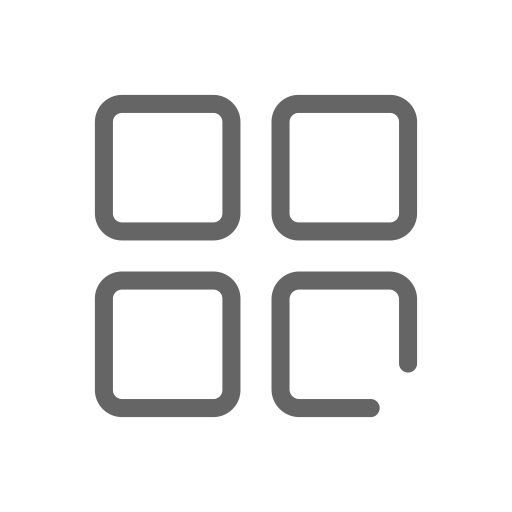 Th Large Outline svg vector icon